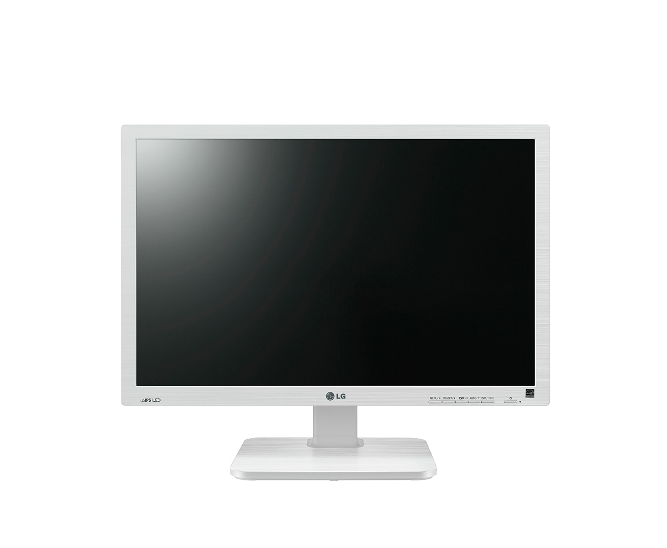 LG 24MB65PM-W Business-Monitor mit Full HD-Auflösung und Stereo-Lautsprechern.