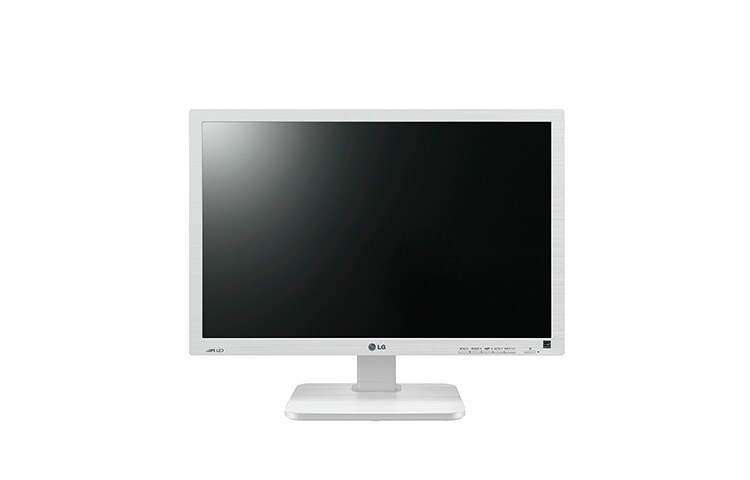 LG 24MB65PM-W Business-Monitor mit Full HD-Auflösung und Stereo-Lautsprechern.