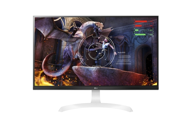 Vorderseite von Ultra HD 4K IPS Monitor 27UD69-W
