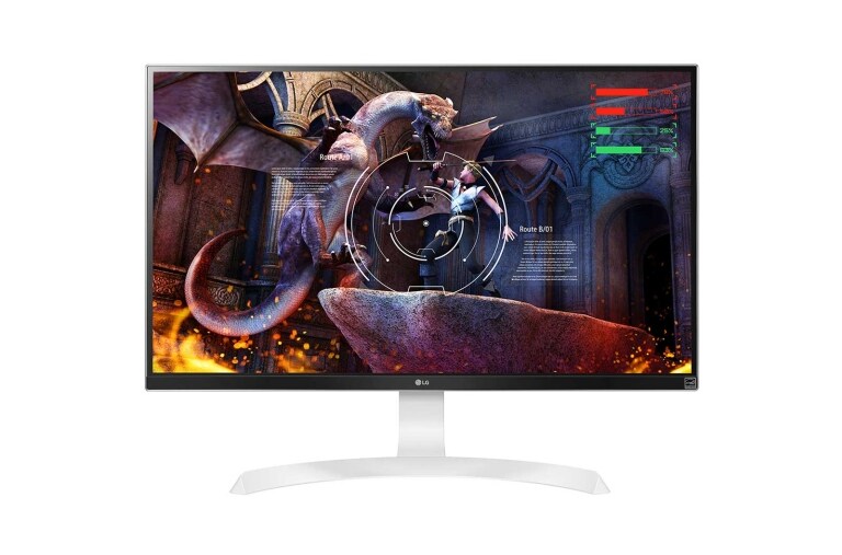 Vorderseite von Ultra HD 4K IPS Monitor 27UD69P-W