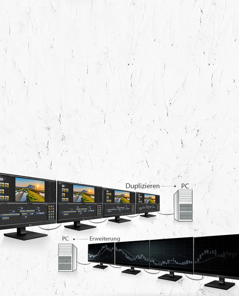 Bildschirm einfach erweitern mit Daisy Chain1
