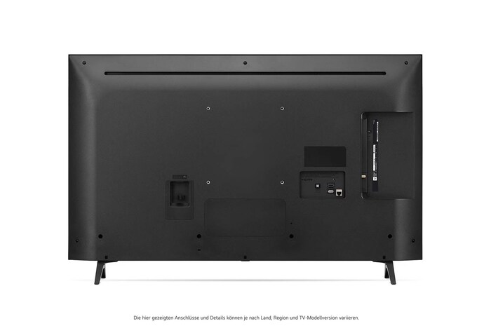Rückansicht des LG UHD TV, UT80