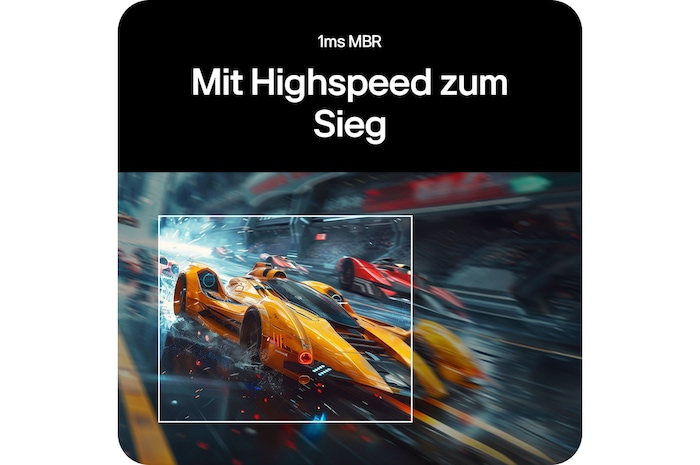 1ms MBR Reaktionszeit bietet hohe Geschwindigkeit und Klarheit für kompetitives Spielen mit dem LG UltraGear Gaming Monitor 34-inch