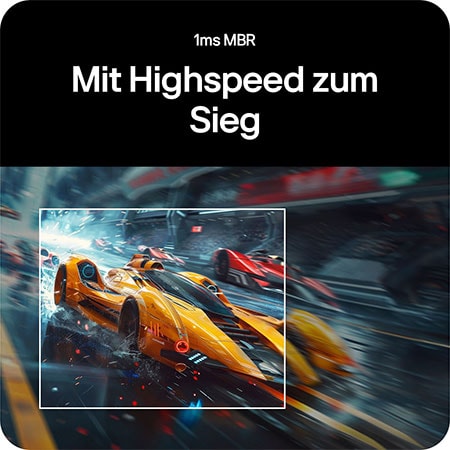 1ms MBR Reaktionszeit bietet hohe Geschwindigkeit und Klarheit für kompetitives Spielen mit dem LG UltraGear Gaming Monitor 34-inch