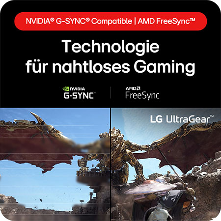 Gaming Monitor 27-Zoll mit NVIDIA G-SYNC Kompatibilität und AMD FreeSync für nahtloses, ruckelfreies und flüssiges Spielen.