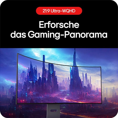 Das Ultra-WQHD 21:9-Format des LG UltraGear 39-Zoll Monitors bietet ein panoramisches Gaming-Sichtfeld.