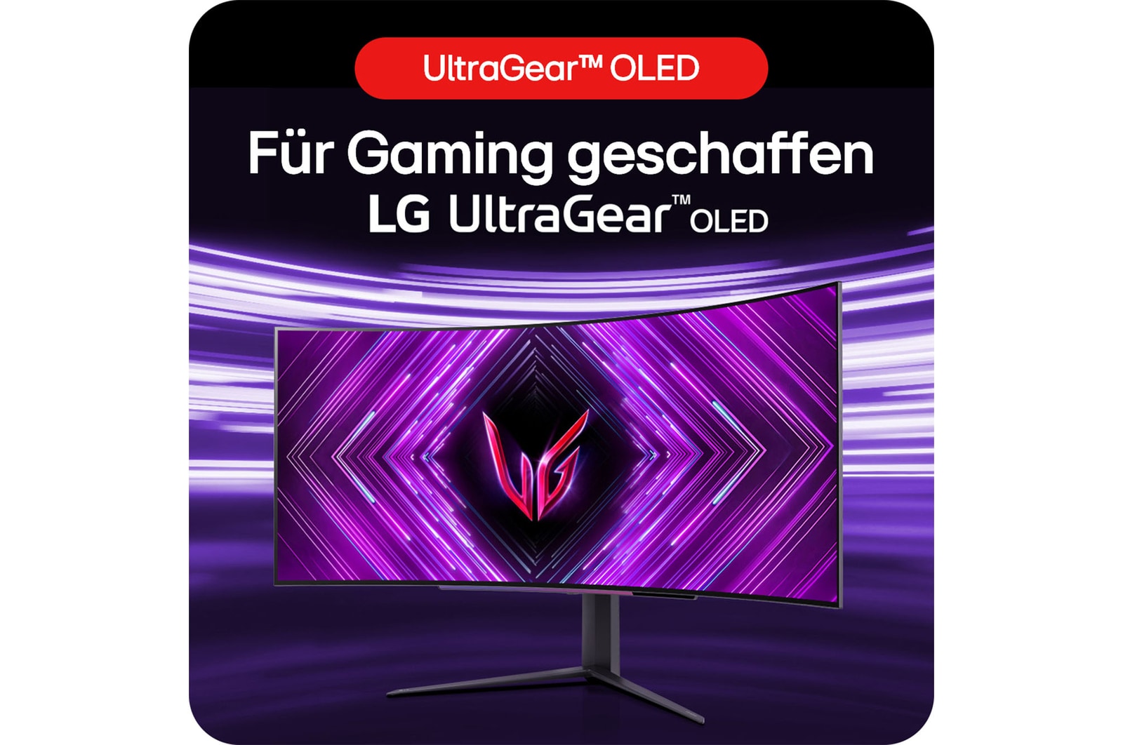 Für Gaming geschaffen mit dem LG UltraGear OLED Monitor für eindrucksvolle Bilder.