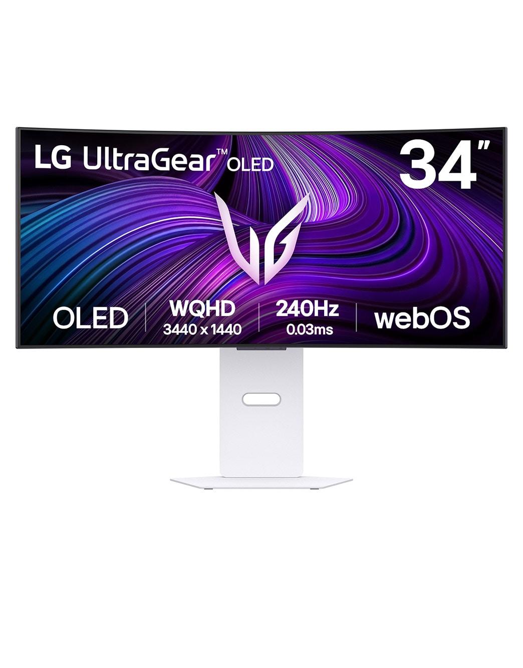 LG UltraGear™ 34-inch OLED 240Hz WQHD Curved Smart Gaming Monitor
