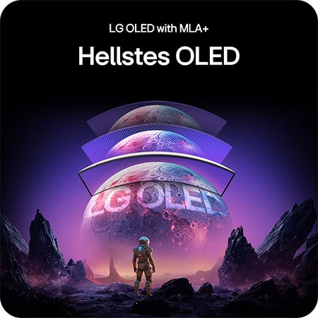 Hellstes LG OLED mit MLA+ Technologie für höhere Helligkeit und ein intensives Gaming-Erlebnis.