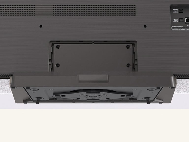 Installationsvideo zur Montage des Standfußes für den LG OLED evo AI G5 4K Smart TV Fernseher.