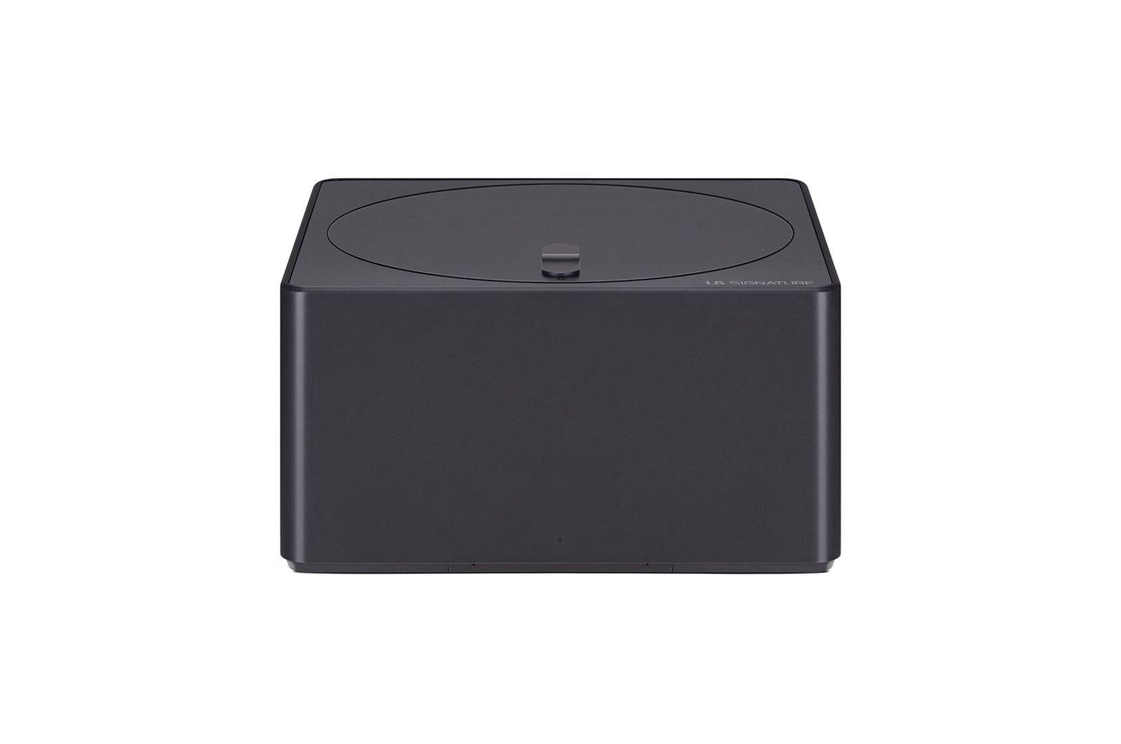 Vorderansicht der Zero Connect Box für den LG Signature OLED M4 True Wireless TV Fernseher.