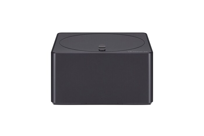 Vorderansicht der Zero Connect Box für den LG Signature OLED M4 True Wireless TV Fernseher.