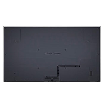 Rückansicht des LG Signature OLED M4 True Wireless TV Fernsehers mit Wandhalterungsschnittstelle.