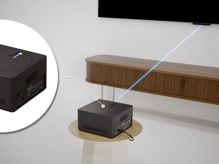 Erklärvideo zur Verbindung und Platzierung der Zero Connect Box für den LG Signature OLED M3 True Wireless TV Fernseher.