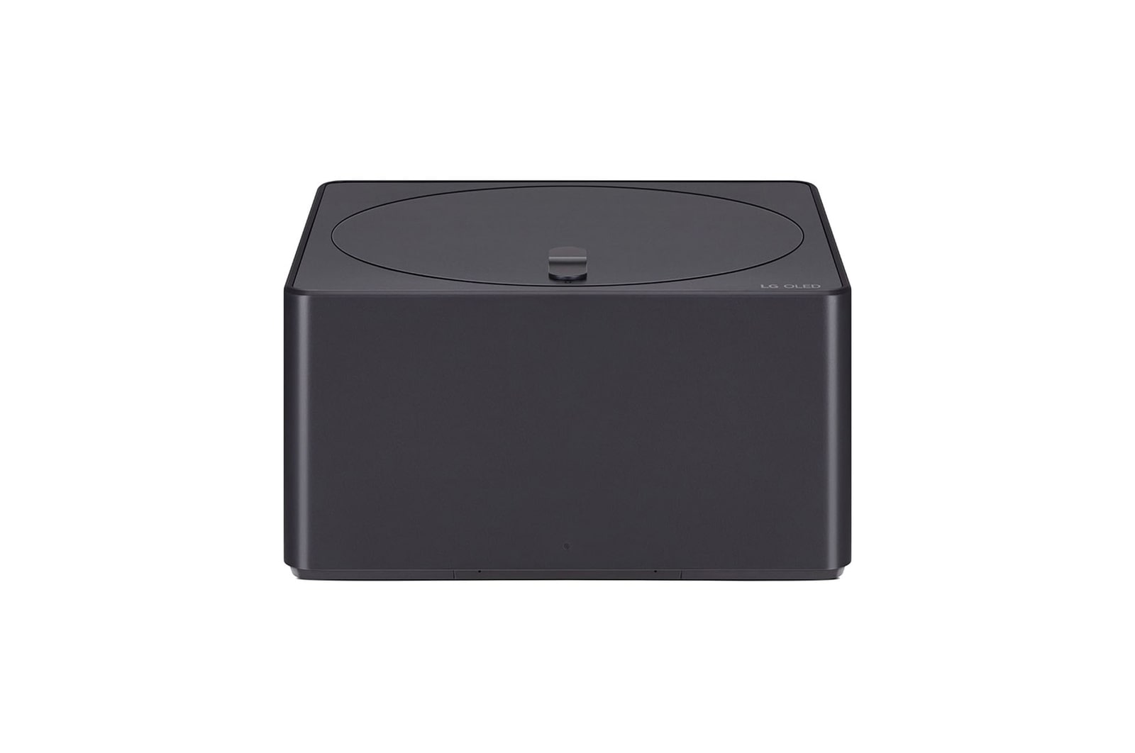 Vorderansicht der Zero Connect Box für den LG OLED evo AI M4 4K Smart TV Fernseher.