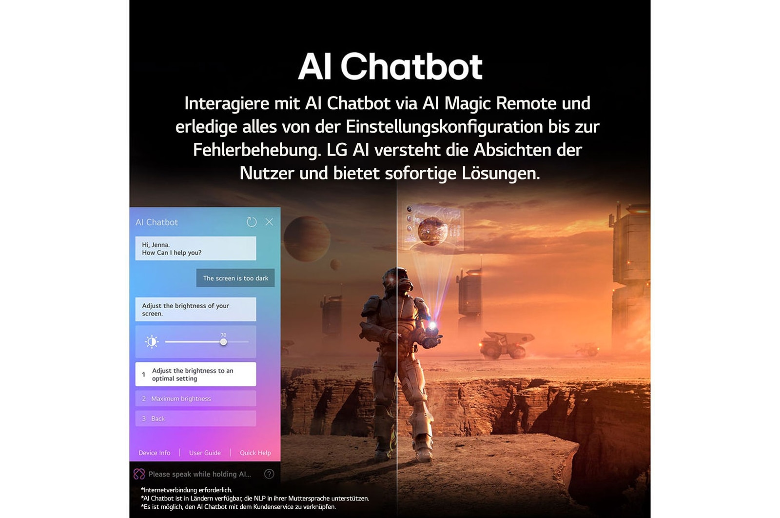 Innenansicht eines eleganten Hauses. Es werden viele verschiedene Kunstwerke angezeigt. An der Mittelwand befindet sich ein LG TV mit Kunstwerken auf dem Bildschirm. Der Fernseher sieht aus wie ein Gemälde aus einem Museum.