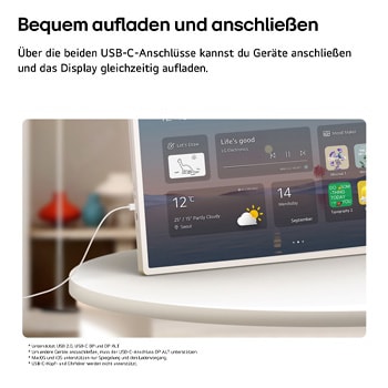 LG StanbyME 2 Max - Superportabler 32-Zoll-Touchscreen, 32LX6BPGA