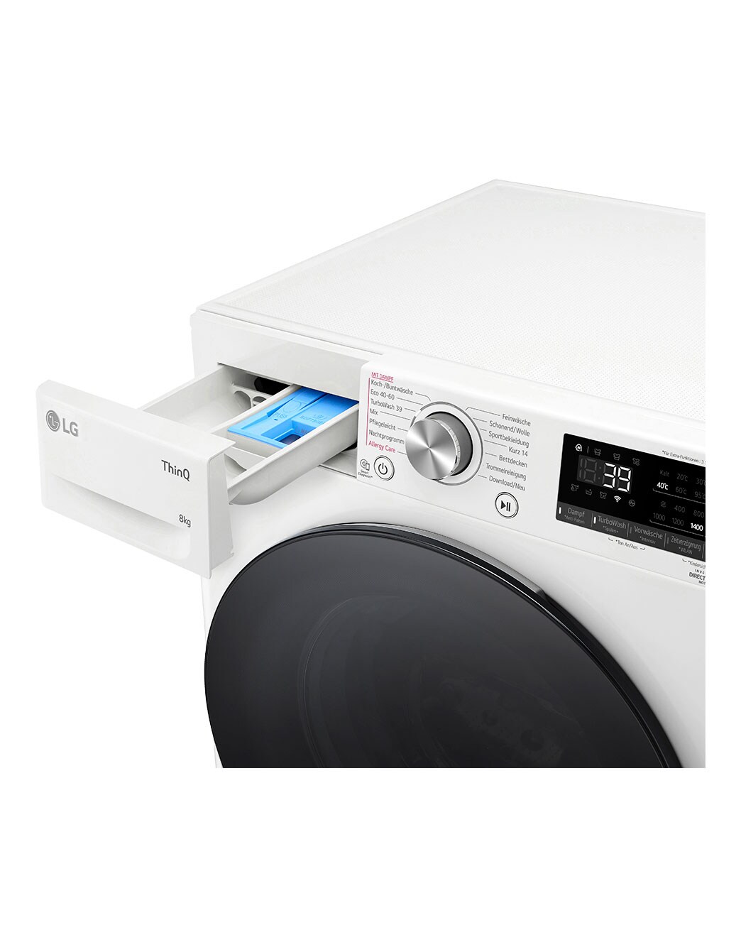 Detergent port view