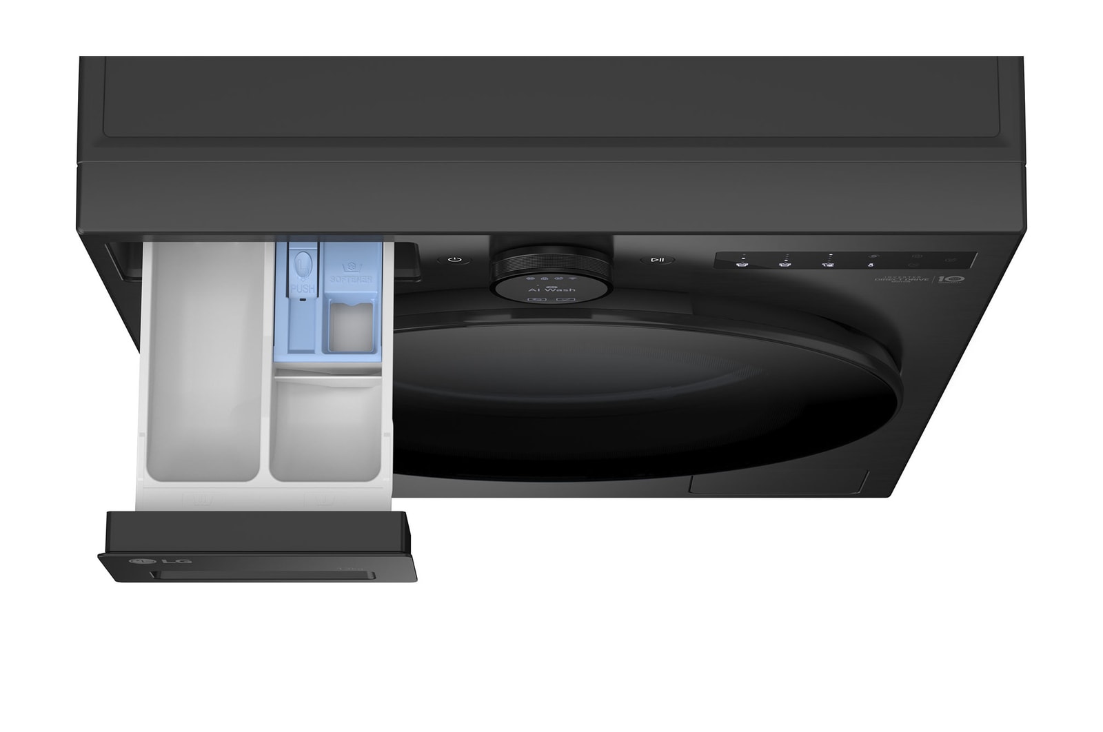 LG Waschmaschine Matte Black (A-20%*, 13 kg, 1.350 U./Min.) mit AI DD® & TurboWash®360° | F4WX803YB, F4WX803YB
