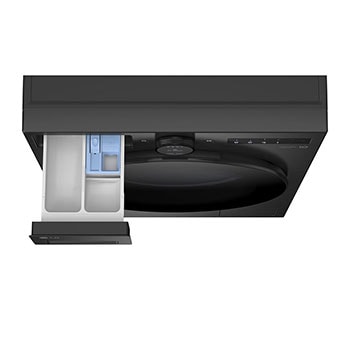 LG Waschmaschine Matte Black (A-20%*, 13 kg, 1.350 U./Min.) mit AI DD® & TurboWash®360° | F4WX803YB, F4WX803YB