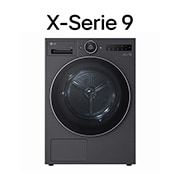 Vorderseite von Waschmaschine Matte Black (EEK A-55%*, 9 kg,  1.350 U./Min.) mit AI DD® & TurboWash®360° | F4WX9092B F4WX9092B