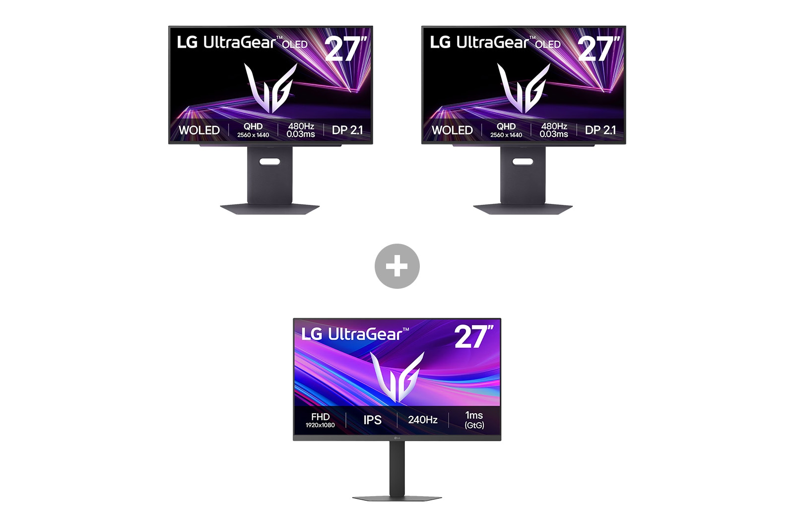 Vorderseite von Competitive Gamer Package 3.0 27GX790A-B.27G4001