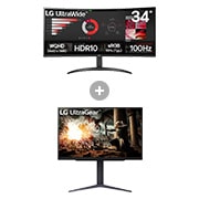 Vorderseite von Explorer-type Gamer Package 2.0 34WR50QK-B.27GS001