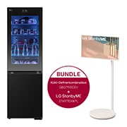 LG InstaView® Kühl-Gefrierkombination (C, 349L, 186 cm hoch) und LG StanbyME im Set | GBG7190CEV.27ART10 , GBG7190CEV.27ART10