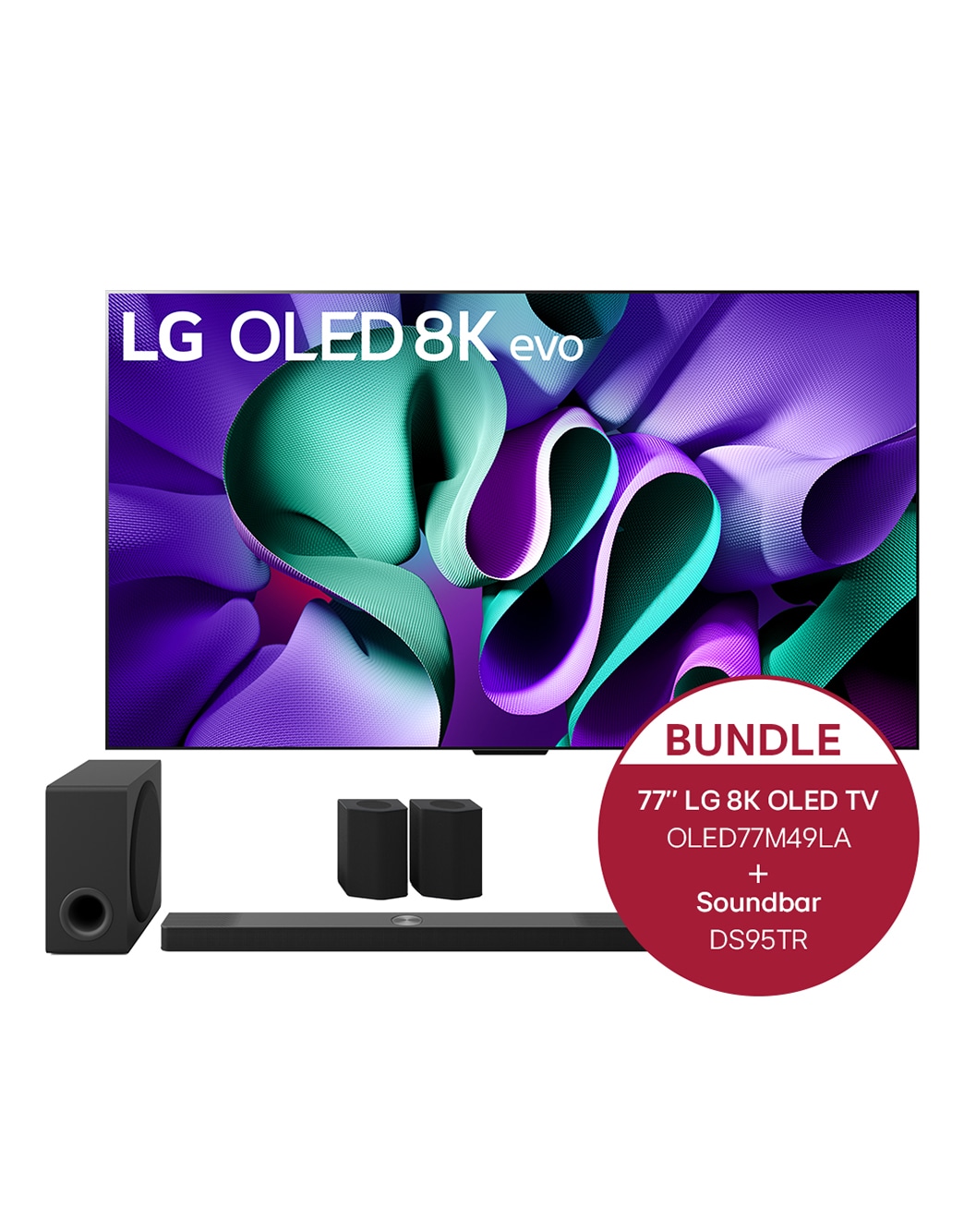 77 Zoll LG OLED evo AI M4 weltweit erster TV mit kabelloser Video- und ...