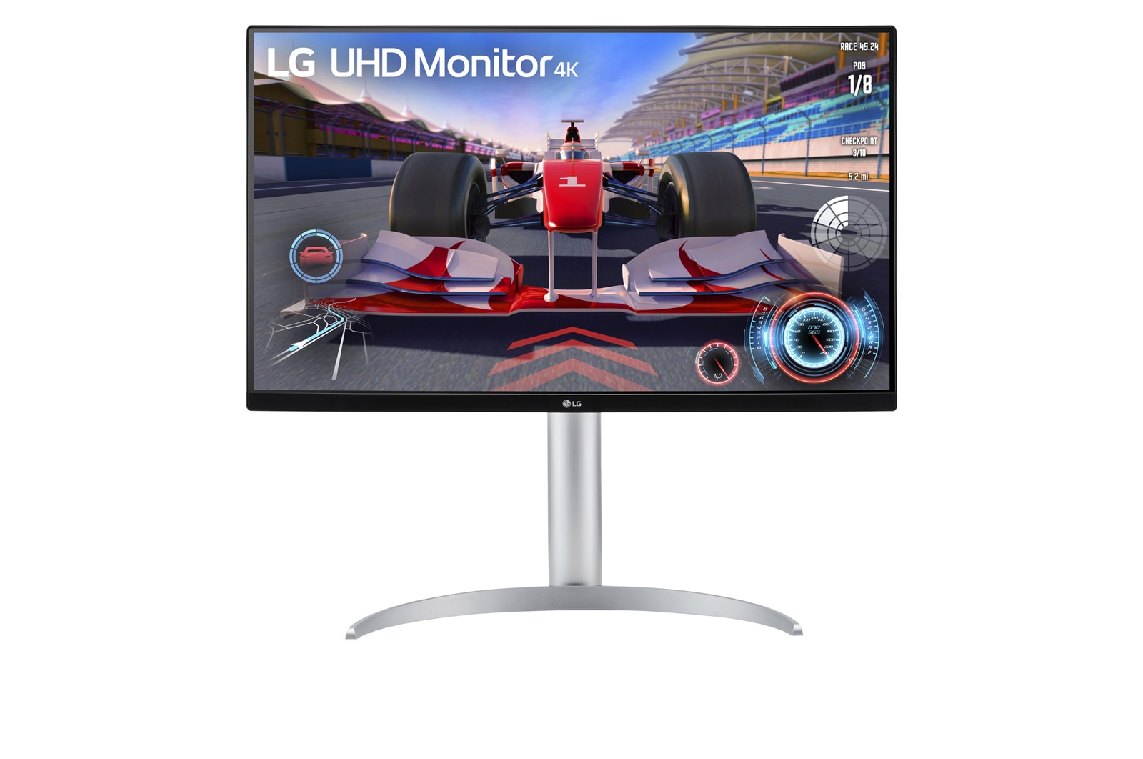 Vorderseite von 27&#34; UHD 4K Monitor with VESA DisplayHDR™ 400 27UQ750-W