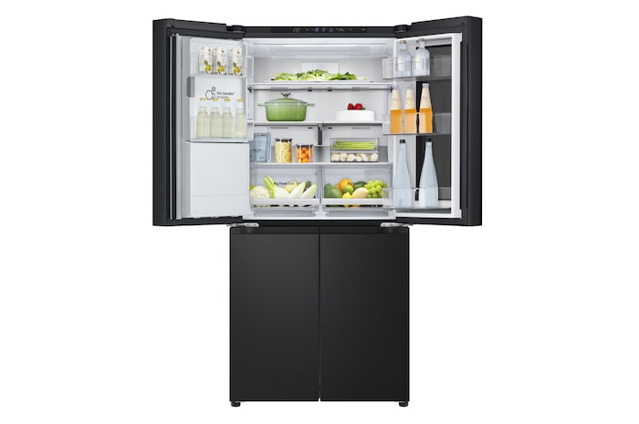 front top door open with food