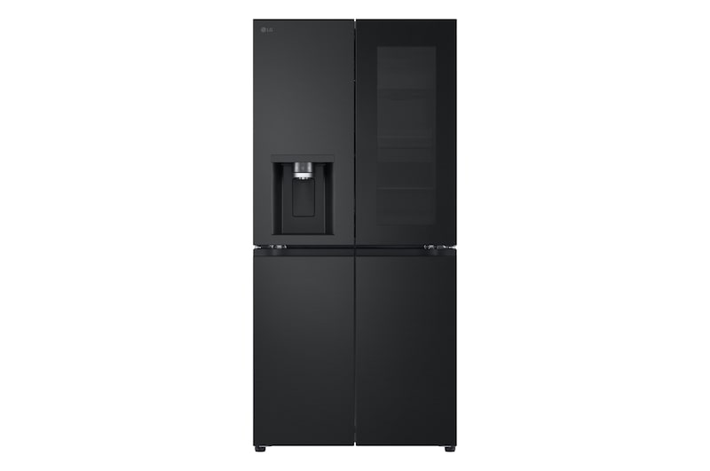 Vorderseite von SLIM FIT Multi-Door Kühlschrank mit InstaView® (E, 508L, 178,7 cm hoch) mit Eis-, Crushed Ice- und Wasserspender & internem Wassertank ǀ GMG761EPAE