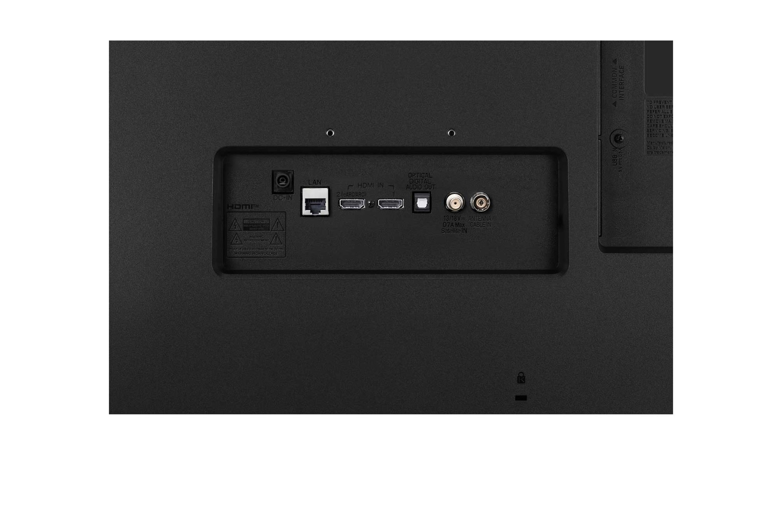 Nahaufnahme der Anschlüsse