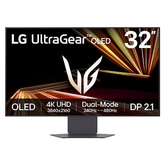 32 Zoll LG UltraGear™ GX8 Dual-Mode OLED 240 Hz 4K-UHD Gaming-Monitor | DCI-P3 98,5% (Typ.), VESA DisplayHDR™ True Black 400, 0,03ms (GtG), DP 2.1