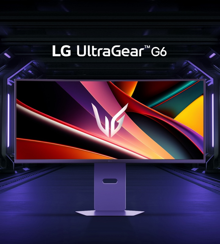 UltraGear™ OLED GX6 Logo with UltraGear product image.