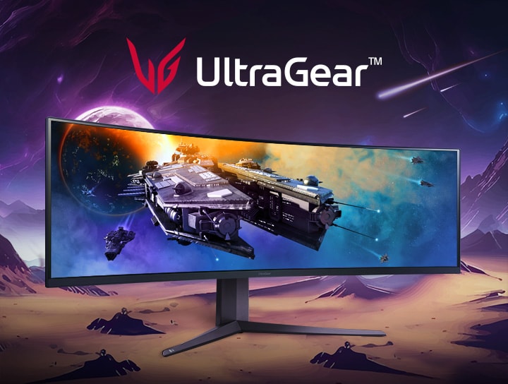 LG UltraGear™ 45 Zoll Curved Monitor 45GR65DCB LG DE