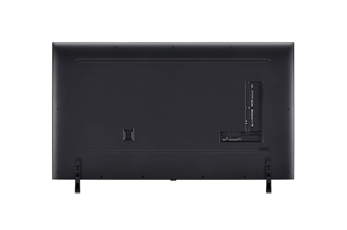 Rear view of LG QNED TV, QNED85