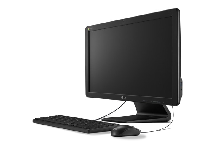 LG All-in-One-PC mit 54,6 cm (21,5 Zoll) Bildschirmdiagonale, Full HD-IPS-Panel und Betriebssystem Google Chrome OS, 22CV241-B