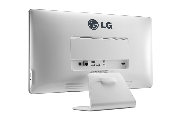 LG All-in-One-PC mit 54,6 cm (21,5 Zoll) Bildschirmdiagonale, Full HD-IPS-Panel und Betriebssystem Google Chrome OS, 22CV241-W