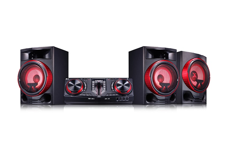 Vorderseite von Micro Hi-Fi Anlage mit 2900 Watt | XBOOM | Bluetooth | Dual USB | Auto DJ CJ88