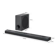 LG 5.1.3 Dolby Atmos® Soundbar mit 570 Watt | kabelloser Subwoofer, DS90QY