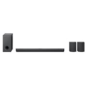LG 9.1.5 Dolby Atmos® Soundbar mit 810 Watt | kabelloser Subwoofer | 3-Way-Upfiring-Rücklautsprecher, DS95QR