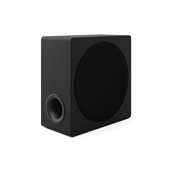 Schrägansicht des Subwoofers