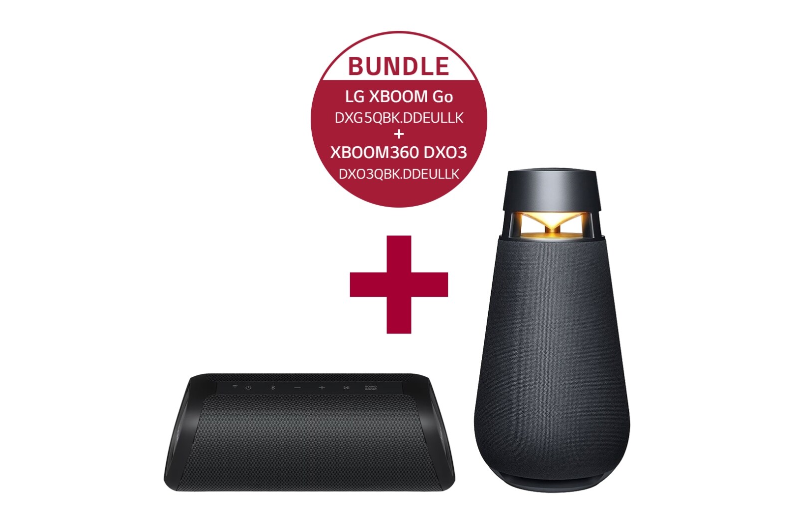 Vorderseite von DXG5QBK LG XBOOM Go & XBOOM360 DXO3 DXG5QBK.DXO3QBK