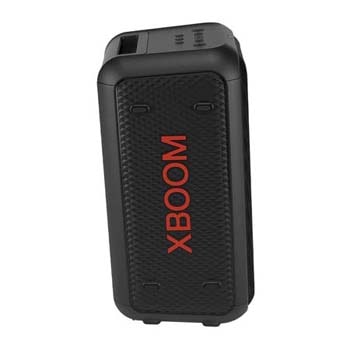 Rechte Seitenansicht des Produkts Das XBOOM Logo ist zu sehen.