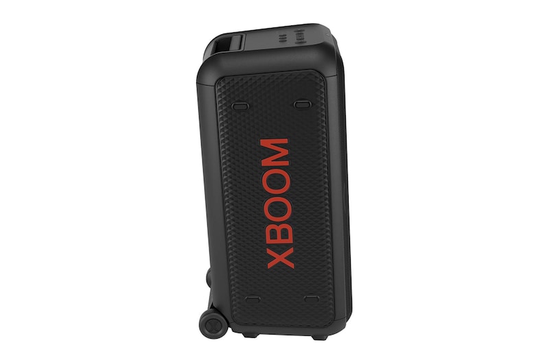 Vorderansicht der rechten Seite. XBOOM-Logo ist beigefügt.