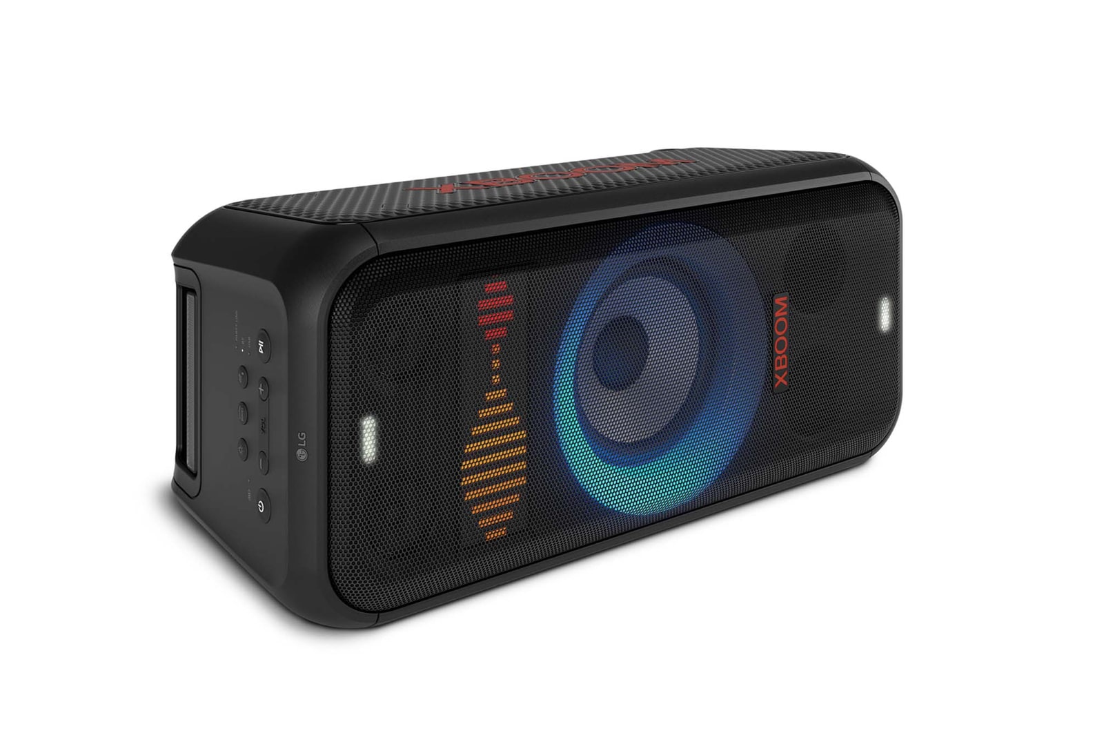 Produkt aus horizontalem Winkel. Sämtliche Beleuchtung eingeschaltet.