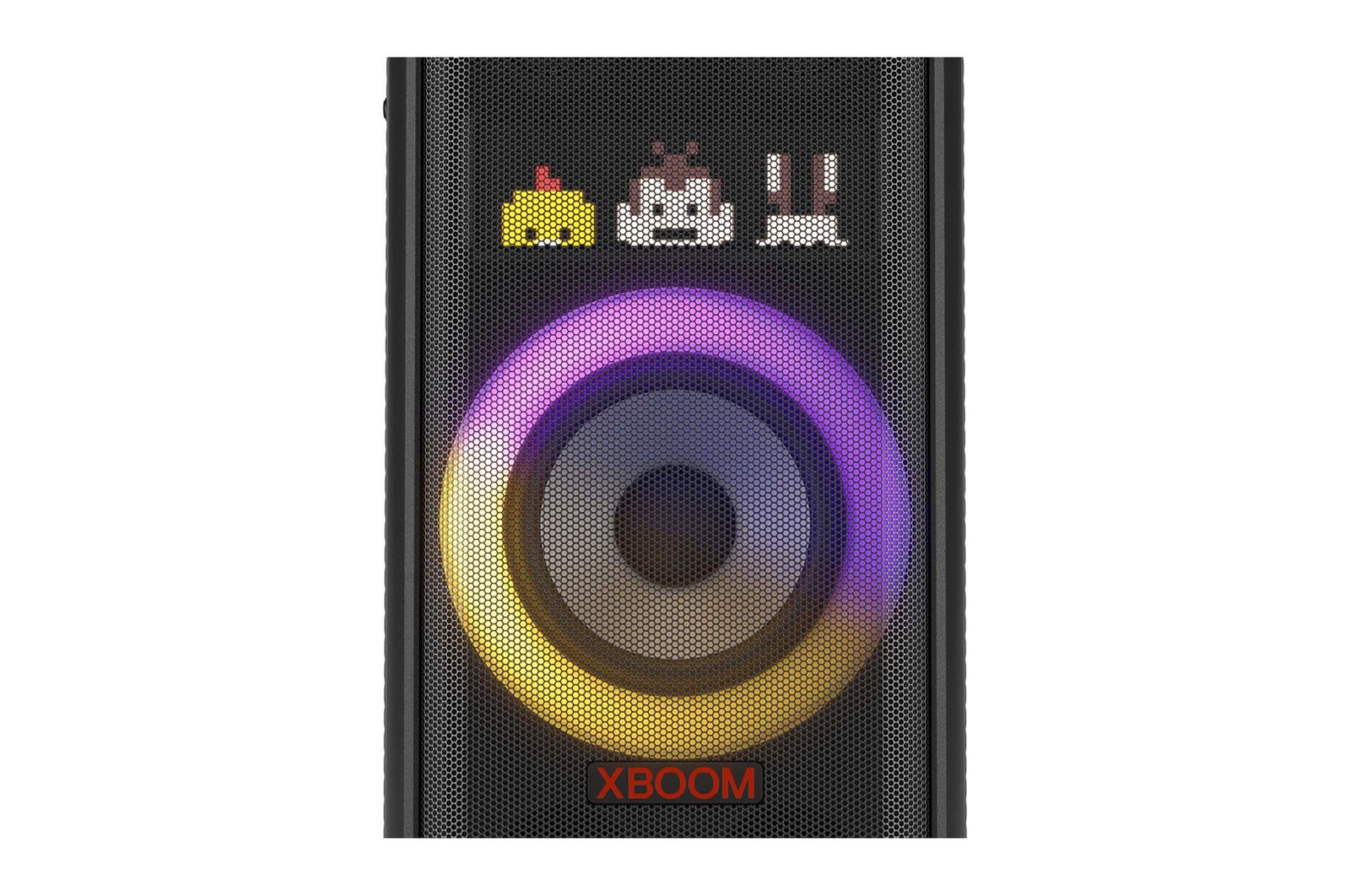 Nahaufnahme von Multi Color Ring Lighting und Dynamic Pixel Lighting. 