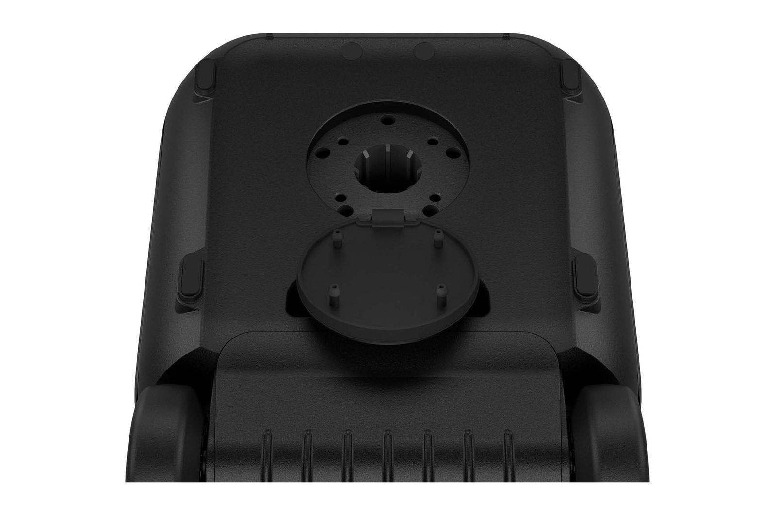 Nahaufnahme der Unterseite mit Standfuß.