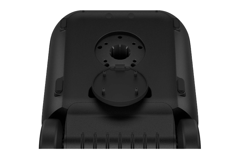 Nahaufnahme der Unterseite mit Standfuß.